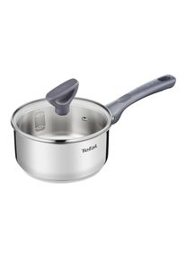 Kasserolle Tefal "Daily Cook", edelstahlfarben, B:17,6cm H:11cm L:33,7cm &Oslash;:16cm, T&ouml;pfe, Kasserolle, 16 cm, Ausgie&szlig;hilfe, Messmarkierungen, Induktion, backofenfest