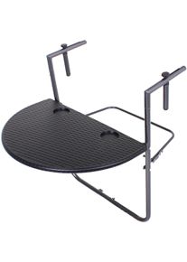 Gartentisch Garden Pleasure "VENTANA", schwarz, B:36cm H:39,5cm T:83cm, Tische, Gartentisch