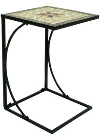 Beistelltisch Garden Pleasure "Amarillo", rot (schwarz, braun, rot), B:35cm H:53cm T:35cm, Tische, Beistelltisch