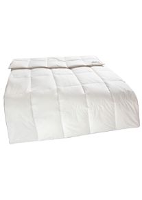 Daunenbettdecke Ribeco "Eve Bettdecke in 135x200 und 155x220cm und weiteren Gr&ouml;&szlig;en", wei&szlig;, B:135cm L:200cm, Bezug: 100% Baumwolle. F&uuml;llung: 90% Daunen, 10% Federn, Bettdecken, Daunenbettdecke, Topseller, Daunen und Federn, Daunendecke, Federdecke, Made in Germany