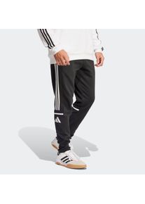 Trainingshose adidas Performance "SQUADRA 25", Herren, Gr. L, N-Gr, schwarz-wei&szlig; (schwarz, wei&szlig;, normal, gr.), Obermaterial: 70% Baumwolle, 30% Polyester, Hosen Trainingshose
