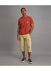 Bermudas "COREY Cargo Bermuda", Damen, Gr. 44, N-Gr, starfish, Web, Obermaterial: 98% Baumwolle, 2% Elasthan, Pioneer Authentic Jeans, unifarben, regular fit kniebedeckend, Hosen Bermudas, mit Taschen