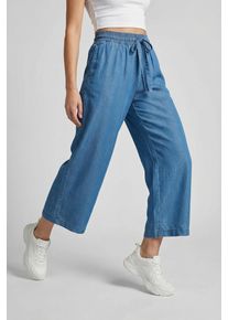 Schlupfhose soyaconcept "SC-LIV 25-C", Damen, Gr. XXL, N-Gr, blau (medium blau), Web, Obermaterial: 100% Lyocell, unifarben, kn&ouml;chelfrei, Hosen Schlupfhose, Sommerhose