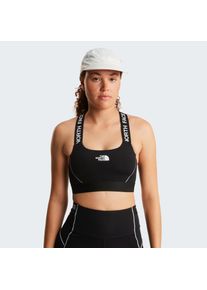 Sport-BH The North Face "W CAMBRENA BRA", Damen, Gr. XS, N-Gr, tnf schwarz, Obermaterial: 77% Polyester, 23% Elasthan, BHs Sport-BH, f&uuml;r Fitness und Outdoor-Training, mit schwei&szlig;ableitendem FlashDry&trade;