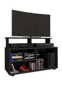 Wohnzimmertisch Vcm "TV Lowboard Fernsehschrank Konsole Balansia", schwarz, B:90cm T:36cm, Sideboards, Wohnzimmertisch