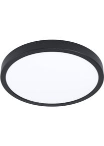 Eglo Aufbauleuchte "Fueva 5 Deckenleuchte, Deckenbeleuchtung, schwarz, wei&szlig;, Aufbaulampe", schwarz, 1, &Oslash; 28,5cm H: 2,8cm, 1 Stk., Leuchten, &Oslash; 28,5 cm, Aufbauleuchte, Bad-Deckenlampe, LED Aufbaulampe, IP44, Aufbauleuchte