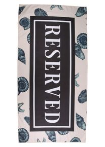 Strandtuch Capelli New York, blau combo, B:80cm L:160cm, Microfaser, Mikrofaser, Handt&uuml;cher, Strandtuch, schnelltrocknend, inkl. praktischer Tasche