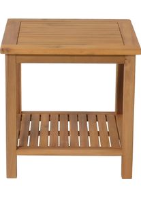 Gartentisch Garden Pleasure "Beistelltisch &raquo;IOWA&laquo;, TOPSELLER", braun (braun, braun, braun), B:45cm H:45cm T:45cm, Tische, Gartentisch, BxTxH: 45x45x45 cm