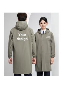 Men Women Factory Workshop Mechanical Clothing Long Robe Work Clothes Waterproof Anti-static Welder Clothes Coat Custom LOGO