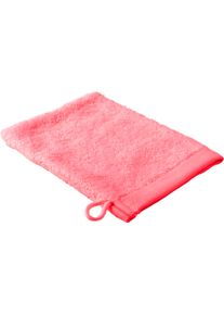 Waschhandschuh GOLD-LINE, coral, B:16cm L:22cm, Baumwolle, Handt&uuml;cher, Waschhandschuh
