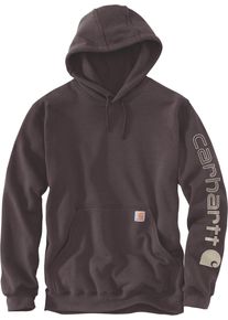 Carhartt Logo, hoodie , color: Dark Brown (B33) , size: S