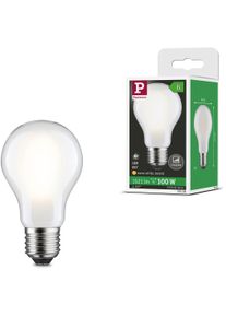 Paulmann LED-Leuchtmittel "Eco-Line Filament 230V LED Birne E27 1521lm 8,2W 3000K dimmbar Matt", Energieeffizienz: B, wei&szlig;, L:10,5cm &Oslash;:6cm, Leuchtmittel, LED-Leuchtmittel