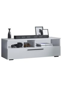 Wohnzimmertisch Vcm "Holz TV Lowboard M&ouml;bel Fernsehschrank Arila XL", wei&szlig;, B:115cm T:40cm, Sideboards, Wohnzimmertisch