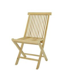 Gartenstuhl Vcm "Gartenstuhl Hochlehner Klappstuhl Holz Teak", braun, Obermaterial: 100% Holz Wood., St&uuml;hle, Gartenstuhl