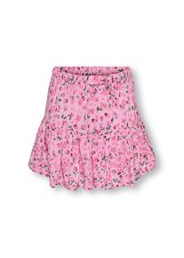 Volantrock KIDS Only "KOGZALINA LIFE SKORTS PTM", M&auml;dchen, Gr. 140, sweet lila, Web, Obermaterial: 100% Viskose, bedruckt, gebl&uuml;mt, regular fit kniefrei, R&ouml;cke Volantrock, im sommerlichen Alloverprint