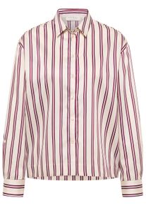 Hemdbluse Eterna "LOOSE FIT", Damen, Gr. 38, rot, 100% Baumwolle, Blusen Hemdbluse, EASY IRON (b&uuml;gelleicht)