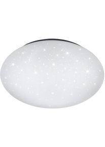 REALITY LEUCHTEN LED Deckenleuchte "GLITTER PUTZ", wei&szlig;, &Oslash; 27cm H: 8,5cm, Leuchten, LED Deckenlampe, LED Deckenleuchte