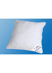 Microfaserkissen KBT BETTWAREN "CLIMASTEP", wei&szlig;, B:80cm L:80cm, Bezug: 100% Polyester. F&uuml;llung: 100% Polyester, Kopfkissen, Microfaserkissen