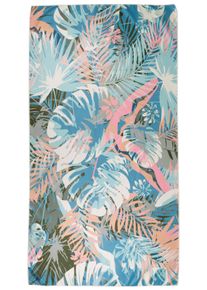 Strandtuch Capelli New York, bunt (multi), B:80cm L:160cm, Microfaser, Mikrofaser, Handt&uuml;cher, Strandtuch, schnelltrocknend, inkl. praktischer Tasche