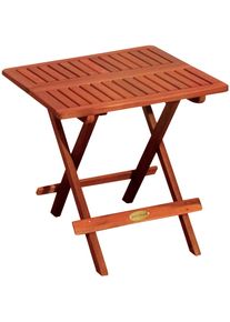 Gartentisch Garden Pleasure "LOS ANGELES", braun (holzfarben), B:50cm H:51cm T:50cm, Tische, Gartentisch