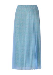 Plisseerock RICHROYAL, Damen, Gr. 40, sailor sky, Web, Obermaterial: 100% Polyester, unifarben, regular fit lang, R&ouml;cke Plisseerock, Regular fit mit elastischem Bund