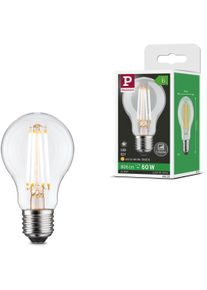 Paulmann LED-Leuchtmittel "Eco-Line Filament 230V LED Birne E27 806lm 4,3W 3000K dimmbar Klar", Energieeffizienz: B, transparent, L:10,5cm &Oslash;:6cm, Leuchtmittel, LED-Leuchtmittel