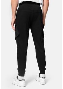 Jogginghose Trueprodigy "Stan Cargotaschen aus Webstoff", Damen, Gr. S, N-Gr, schwarz, Obermaterial: 80% Baumwolle CO. 20% Polyester PES., regular fit, Hosen Jogginghose