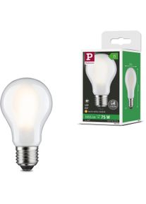 Paulmann LED-Leuchtmittel "Eco-Line Filament 230V LED Birne E27 1055lm 5,7W 3000K dimmbar Matt", Energieeffizienz: B, wei&szlig;, L:10,5cm &Oslash;:6cm, Leuchtmittel, LED-Leuchtmittel