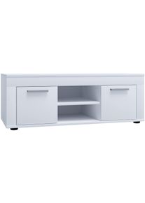 Wohnzimmertisch Vcm "Holz TV Lowboard M&ouml;bel Fernsehschrank Usilo L", wei&szlig;, B:102cm T:45cm, Sideboards, Wohnzimmertisch