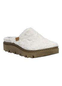 Hausschuh Josef Seibel "Carmaux 10, weiss", Damen, Gr. 36, wei&szlig;, Obermaterial: 80% Rindsleder Leather cow. 20% Textilmaterial TEXMAT., Schuhe Hausschuh