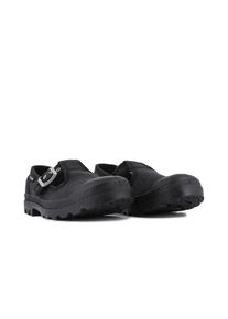 Sneaker Palladium "PAMPA M-JANE WASHED", Damen, Gr. 42, schwarz, Textil, Schuhe Sneaker, aus Textil, mit Gummilaufsohle, mit Riemenverschluss