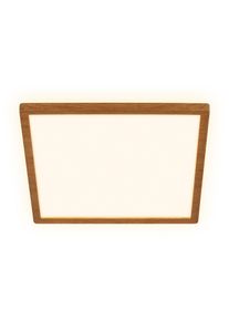 Briloner Leuchten Deckenleuchte "TAVA WOOD Deckenleuchte", braun (wei&szlig;, neutral), Leuchten, Deckenleuchte