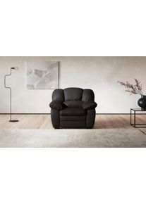 Sessel COTTA "Casino", braun, B:109cm H:88cm T:92cm, SOFTLUX-Kunstleder;Luxus-Microfaser (100% Polyester);Luxus-Kunstleder;NaturLEDER, echtes Rindsleder, Sessel, Sessel, Polstergarnitur, auch als Set erh&auml;ltlich