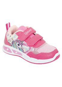 Sneaker Disney "UNICORN", M&auml;dchen, Gr. 31, fuxia, Textil, Schuhe Sneaker, mit cooler Blinkfunktion