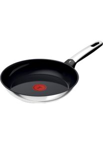 Bratpfanne Tefal "Emotion+", edelstahl, B:25,6cm H:8,2cm L:43,4cm &Oslash;:24cm, Pfannen, Bratpfanne, Premium Edelstahl, Induktion, sp&uuml;lmaschinenfest, hochglanzpoliert