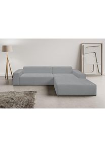 Ecksofa WERK2 "Zeus-XL, B/T: 311/210 cm, Mega-Sofa mit gro&szlig;er Sitztiefe, modern", grau, B:311cm H:70cm T:210cm, 100% Polyester, Sofas, Ecksofa, Curvy Trend Garnitur mit urbaner Optik, bequem, Big-Sofa, L-Form
