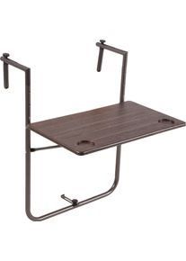 Balkonh&auml;ngetisch Garden Pleasure "TABORA", braun, B:60cm T:60cm, Tische, Balkonh&auml;ngetisch