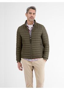 Steppjacke Lerros "Wattierter Steppblouson", Herren, Gr. L, gr&uuml;n (moss gr&uuml;n mela), 100% Polyester, Jacken Steppjacke