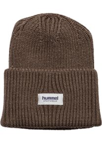 Beanie Hummel, Kinder, grau (peppercorn), Obermaterial: 100% Polyacryl, M&uuml;tzen Beanie, f&uuml;r Kinder und Jugendliche, aus Polyacryl, sportlicher Stil