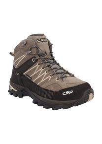 Wanderschuh CMP "RIGEL MID WMN WP TREKKING SHOES", Damen, Gr. 42, braun (deserto, arena), Leder, Schuhe Wanderschuh, wasserdicht