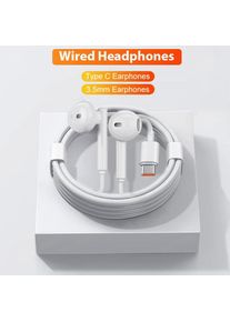 Headphones For Xiaomi 14 13 12 11 in-ear Earphones Redmi Note 10 9 8 7 Type C 3.5mm Wired Headset Phone Accessories