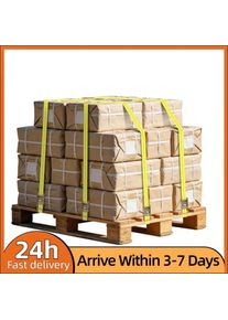 4Pcs Ratchet Buckle Tie Downs 4in X 40ft with Chains Anchor Grab Hooks 6600LBS Working Load for Tires Motorcycles Trailers