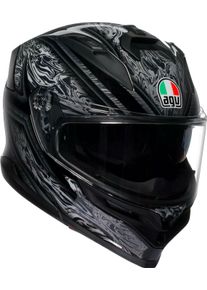 AGV K7 Damascus S26, casque int&eacute;gral , couleur: Noir/Argent , taille: M