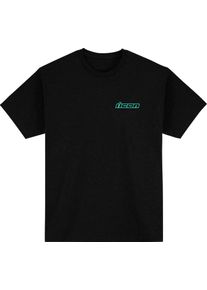 Icon Lazer Cobra, koszulka , kolor: Czarny/Liliowy/R&oacute;żowy/Turkusowy , rozmiar: XL