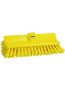 High-Low-B&uuml;rste / Winkelschrubber, medium, VE 10 Stk, gelb vikan