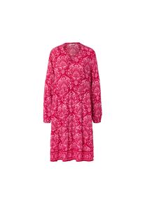 Tchibo - Wzorzysta sukienka z tkaniny - dla pań - rozmiar 38 - kolor: czerwony/z nadrukiem