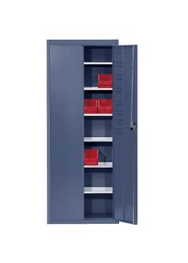 Mauser Magazijnkast, zonder magazijnbakken, h x b x d = 1740 x 680 x 280 mm, eenkleurig, briljantblauw, vanaf 3 stuks
