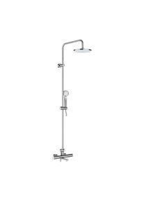 Laufen Shower Colonne de douche en applique avec bec d&eacute;verseur et mitigeur thermostatique, HF506567100600,
