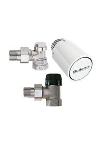 Buderus Logatrend C Set de robinets, avec t&ecirc;te thermostatique, 7739612257,