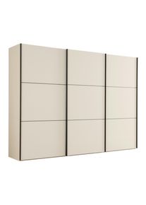 Schwebet&uuml;renschrank Includo-Glas Elfenbeinfarben